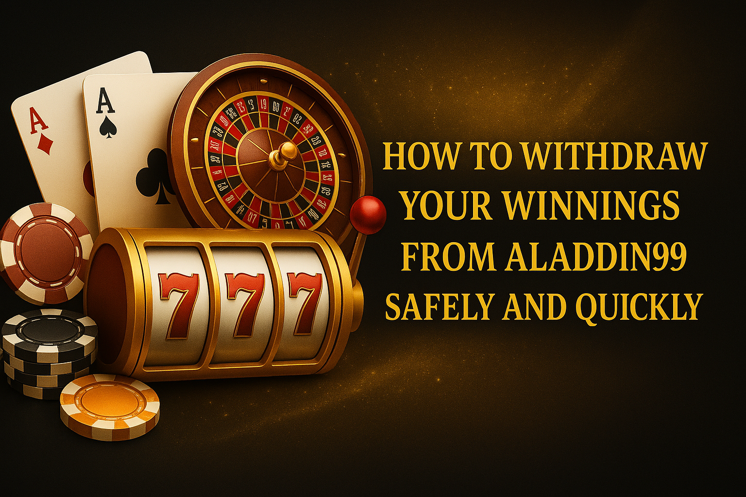 How to Withdraw Your Winnings from Aladdin99 Safely and Quickly