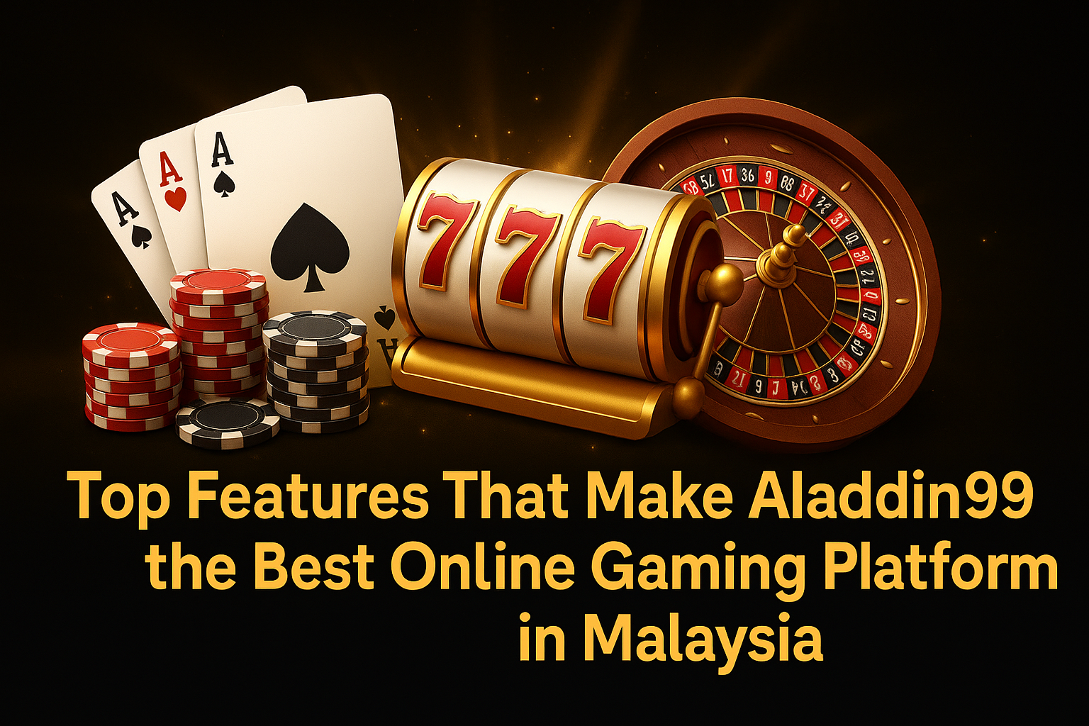 Top Features That Make Aladdin99 the Best Online Gaming Platform in Malaysia